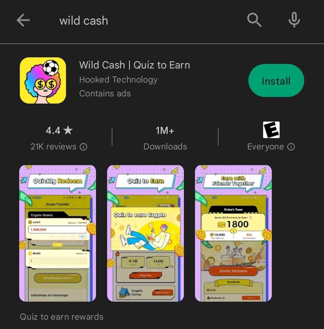 دانلود بازی ویلد کش (wild cash)